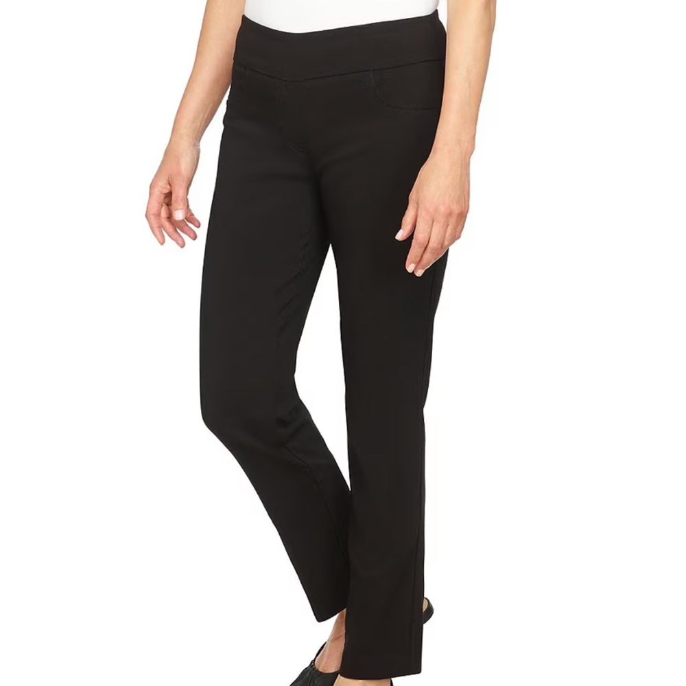 Ruby Rd. Tech Solid Pull-On Pants size 12 - image 1